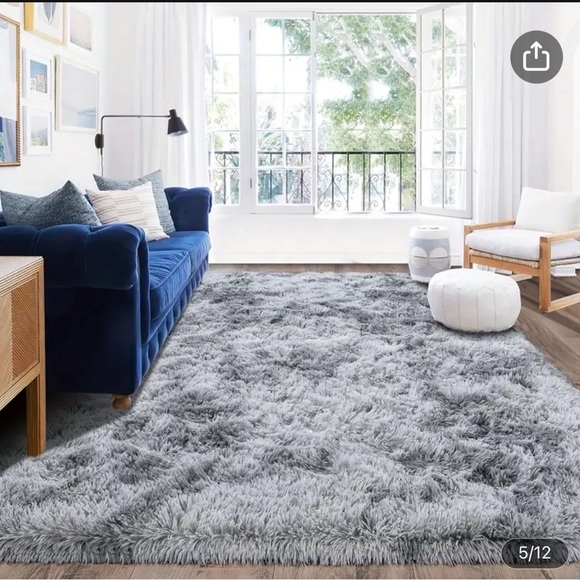 Luxurious Fluffy Shag Rug Ultra Soft, Plush,Fuzzy and Durable Modern Home Decor - Picture 2 of 13